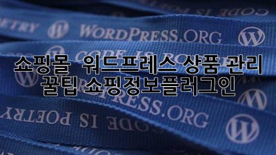 쇼핑몰 🚀 워드프레스 상품 관리 꿀팁! #쇼핑정보플러그인 🛍️